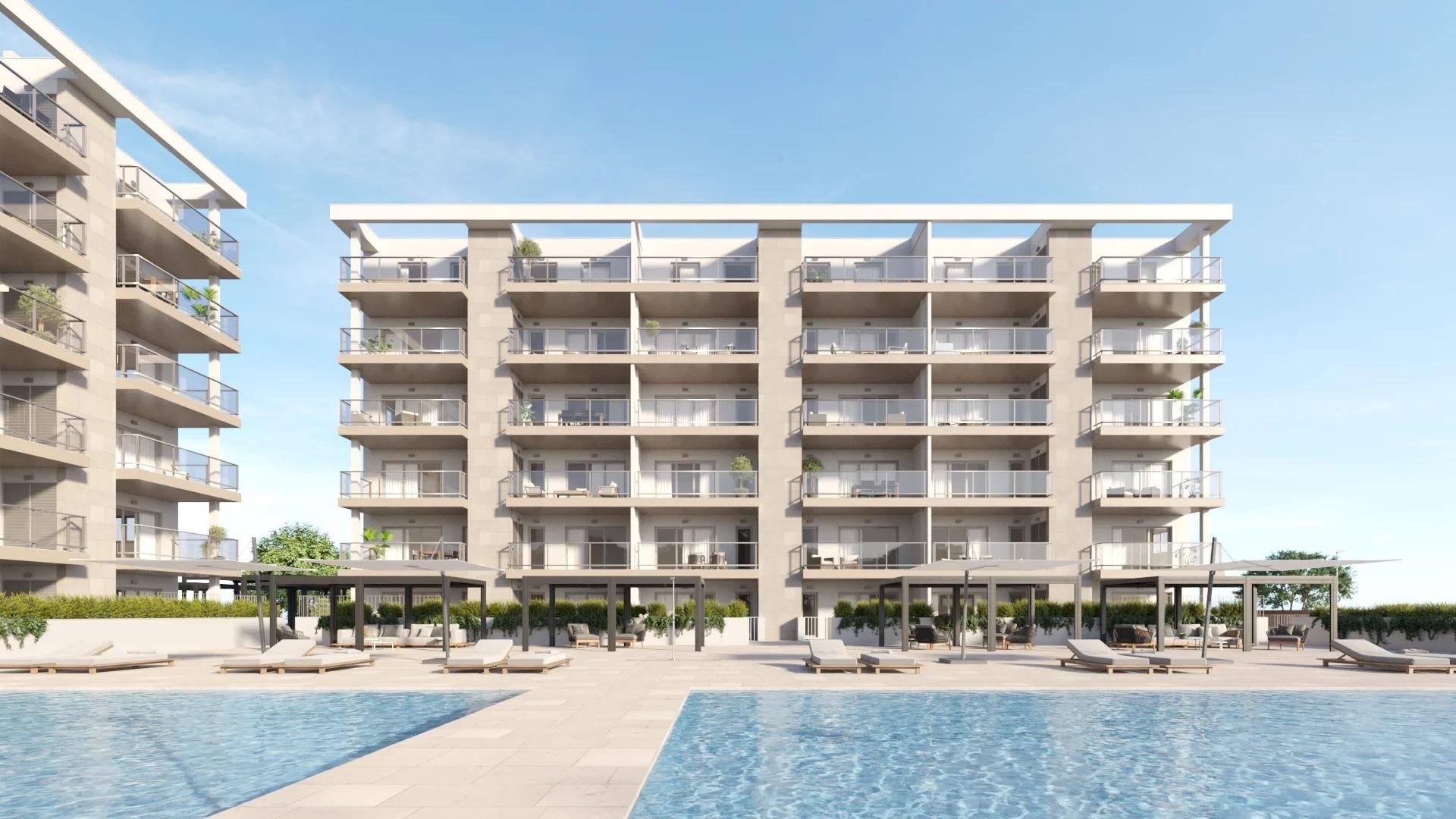Bliźniak w Aldabra Residencial, Canet d'En Berenguer, Valencia, Hiszpania 3 sypialnie, 84.51 mkw. nr 76295
