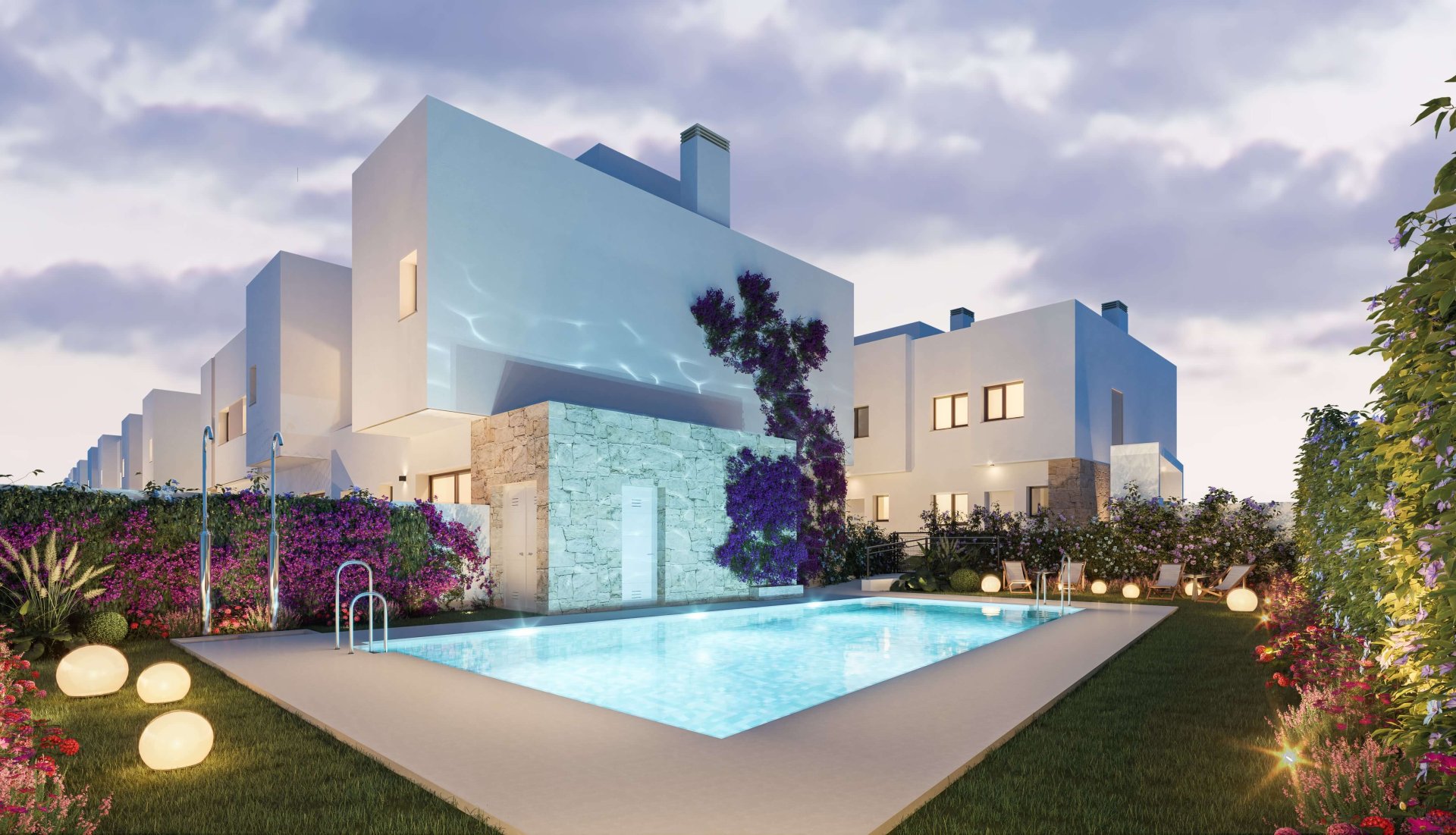 Dvīņu māja Malaga, Spānijā 4 istabas, 132 m2 Nr. 136140
