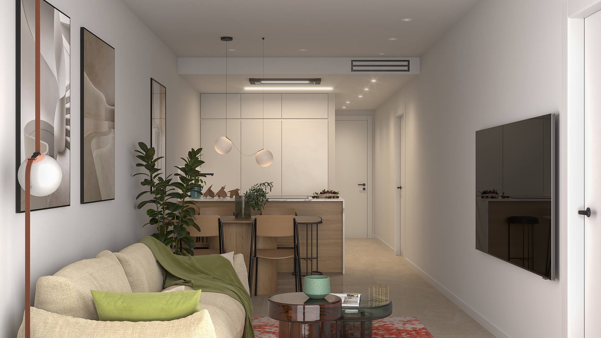 Dzīvoklis Pinet Beach II, Alicante, Spānijā 2 istabas, 78 m2 Nr. 155125