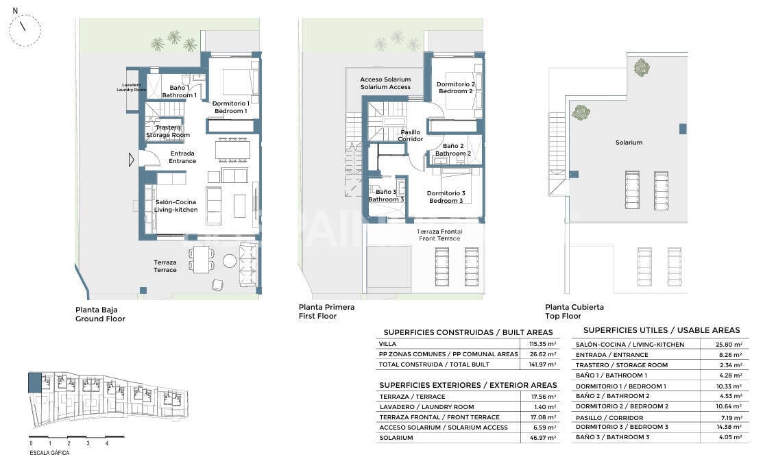 Villa in Murcia, Spanien 3 Schlafzimmer, 116 m2 Nr. 181995