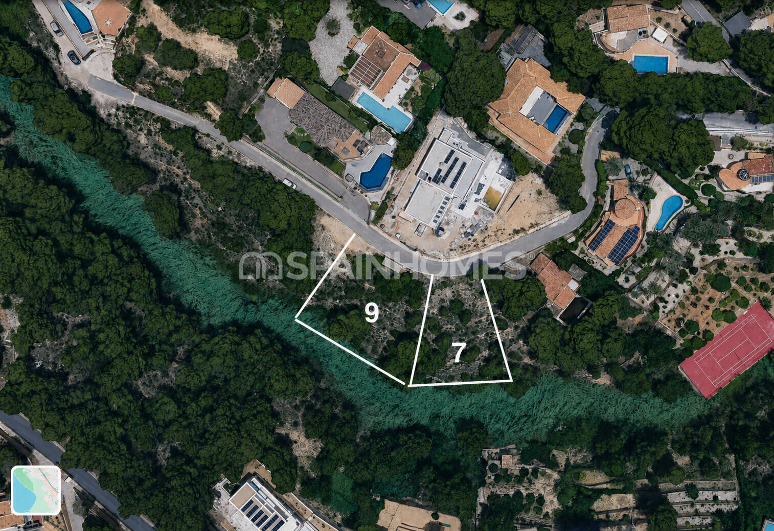 Zemes gabals Altea, Alicante, Spānijā 2120 m2 Nr. 177904