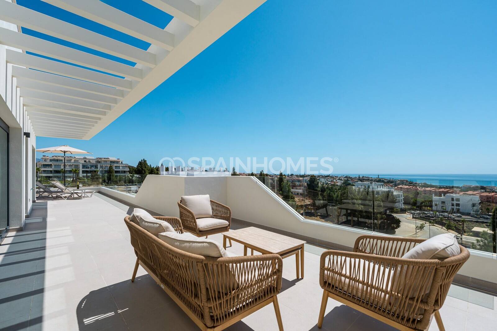 Takvåning i Mijas, Malaga, Spanien 2 sovrum, 63 kvm. Nr. 151969