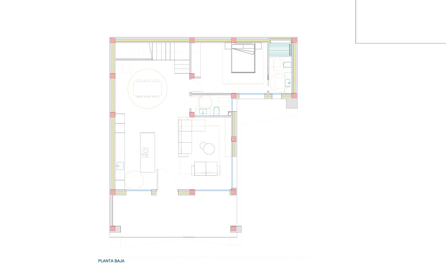 Radhus i Dolores, Alicante, Spanien 3 sovrum, 160 kvm. Nr. 149281