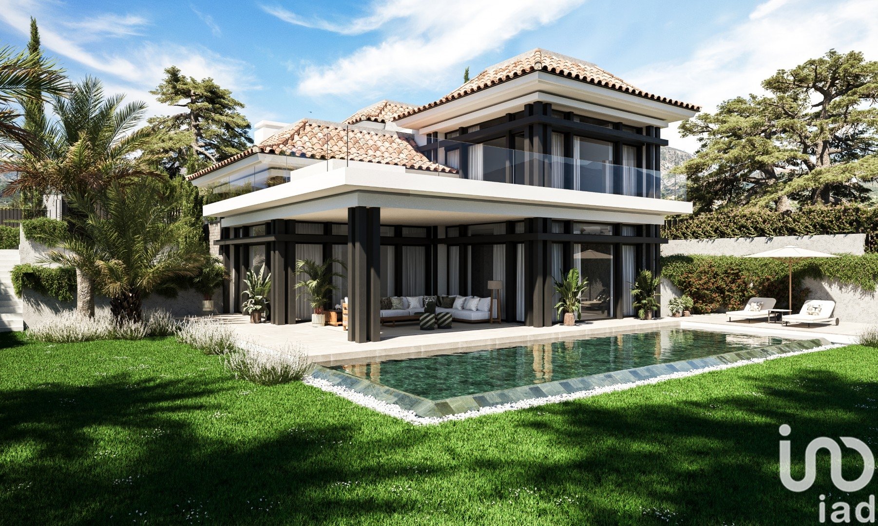 House in Marbella, Malaga, Spain 4 bedrooms, 1100 sq.m. No. 153408