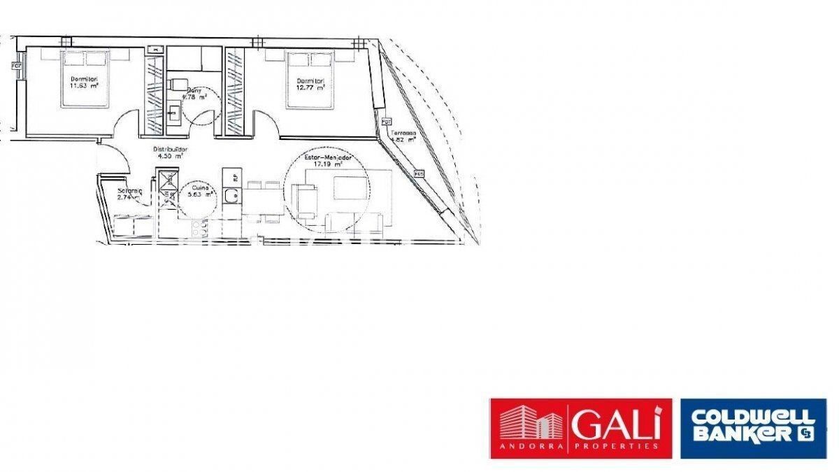 Apartment in Principado De Andorra (Ninguna Poblacion Tiene C.P.), Lleida, Spain 2 bedrooms, 70 sq.m. No. 178418