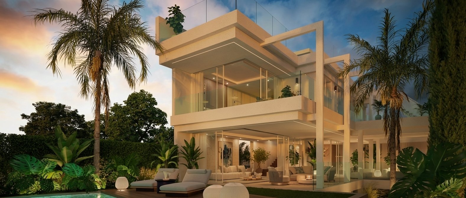 Bliźniak w Marbella, Malaga, Hiszpania 4 sypialnie, 457 mkw. nr 181055