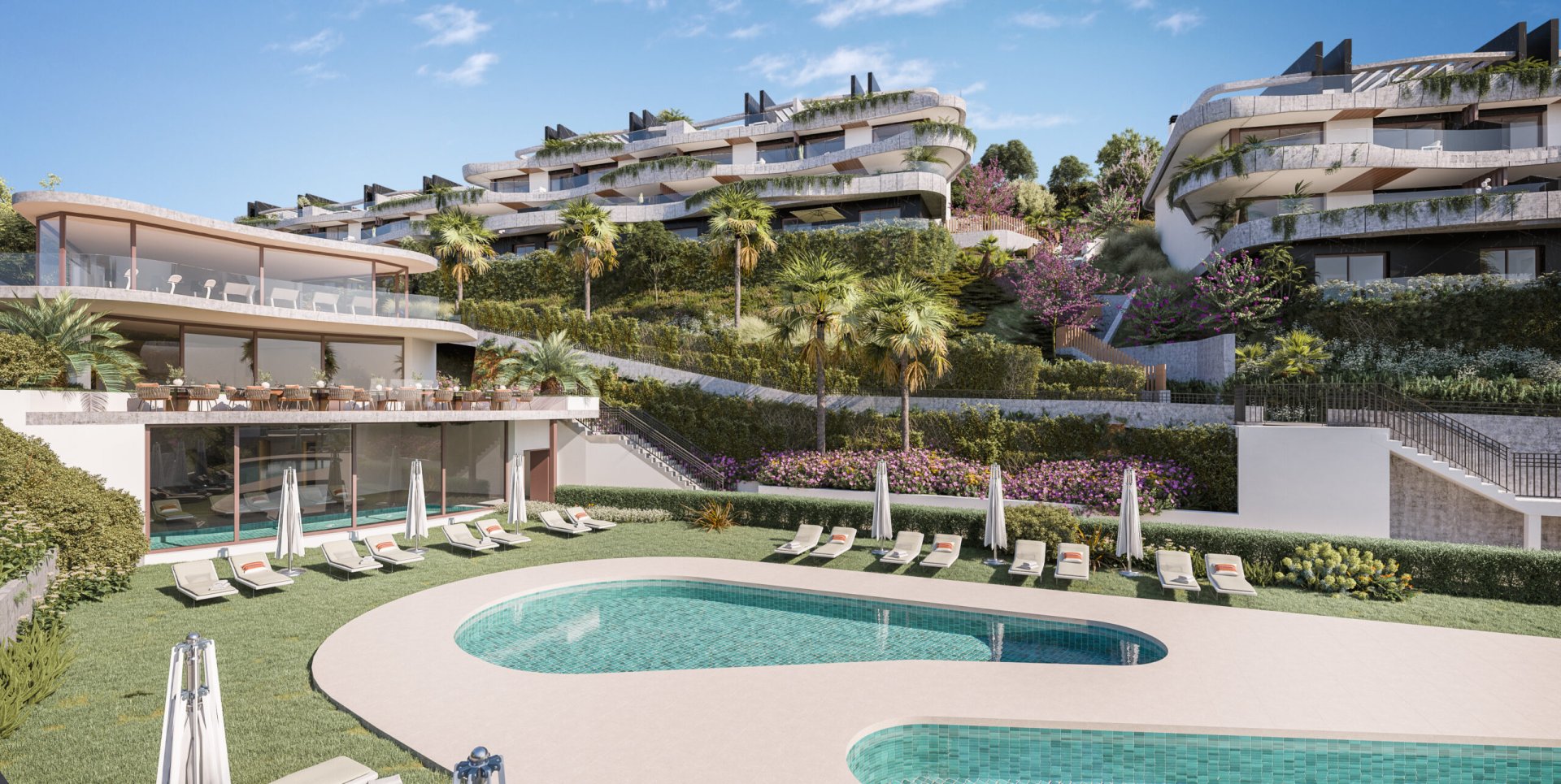 Lägenhet i Marbella, Malaga, Spanien 2 sovrum, 249 kvm. Nr. 181058