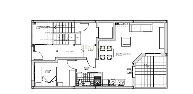 Apartment in Sabadell, Barcelona, Spain 1 bedroom, 54 sq.m. No. 166983