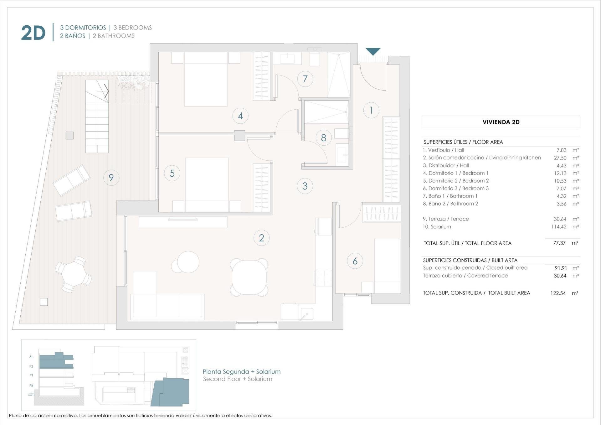 Apartament w Benijofar, Alicante, Hiszpania 3 sypialnie, 90 mkw. nr 151636