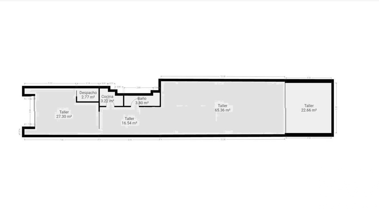 Commercial property in Cornella De Llobregat, Barcelona, Spain 154 sq.m. No. 188030