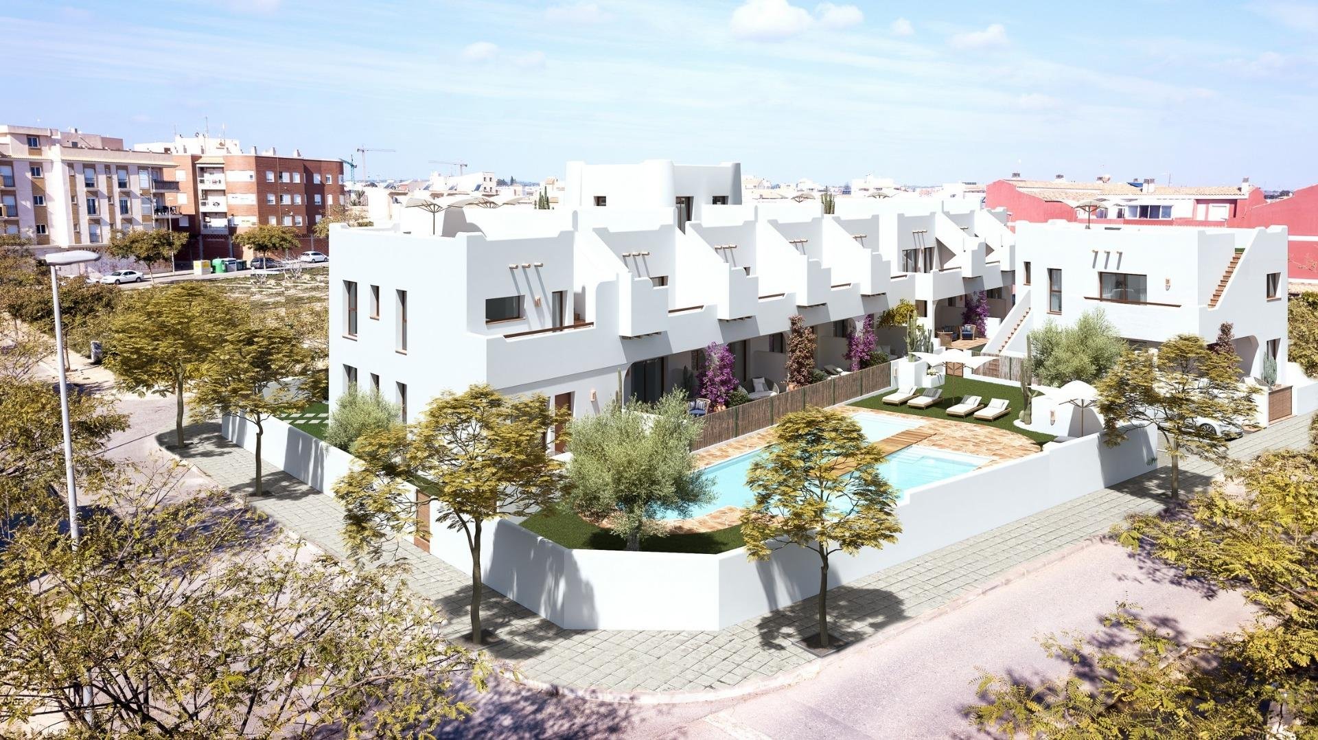 Bungalow en Pilar de la Horadada, Alicante, España 2 dormitorios, 88 m2 No. 111134