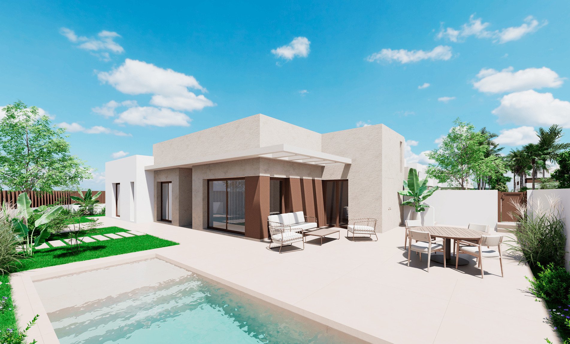 Villa a Los Alcazares, Murcia, Spagna 3 camere da letto, 102 mq. N° 110460