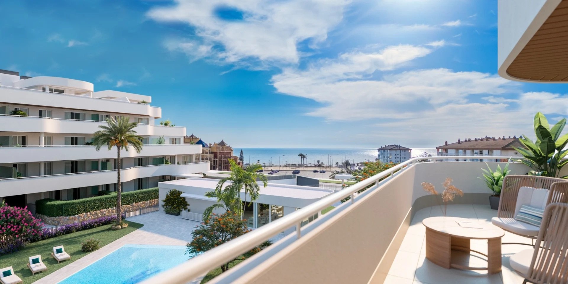 Bungalow i Torrox, Malaga, Spanien 3 sovrum, 165 kvm. Nr. 136079