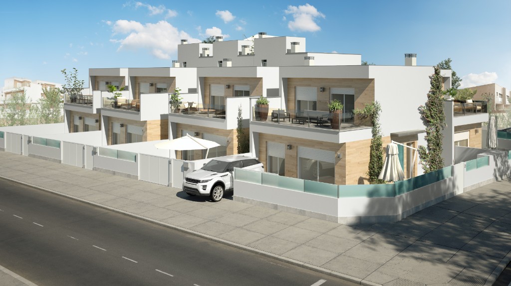 Villa a San Pedro del Pinatar, Murcia, Spagna 3 camere da letto, 111 mq. N° 145144