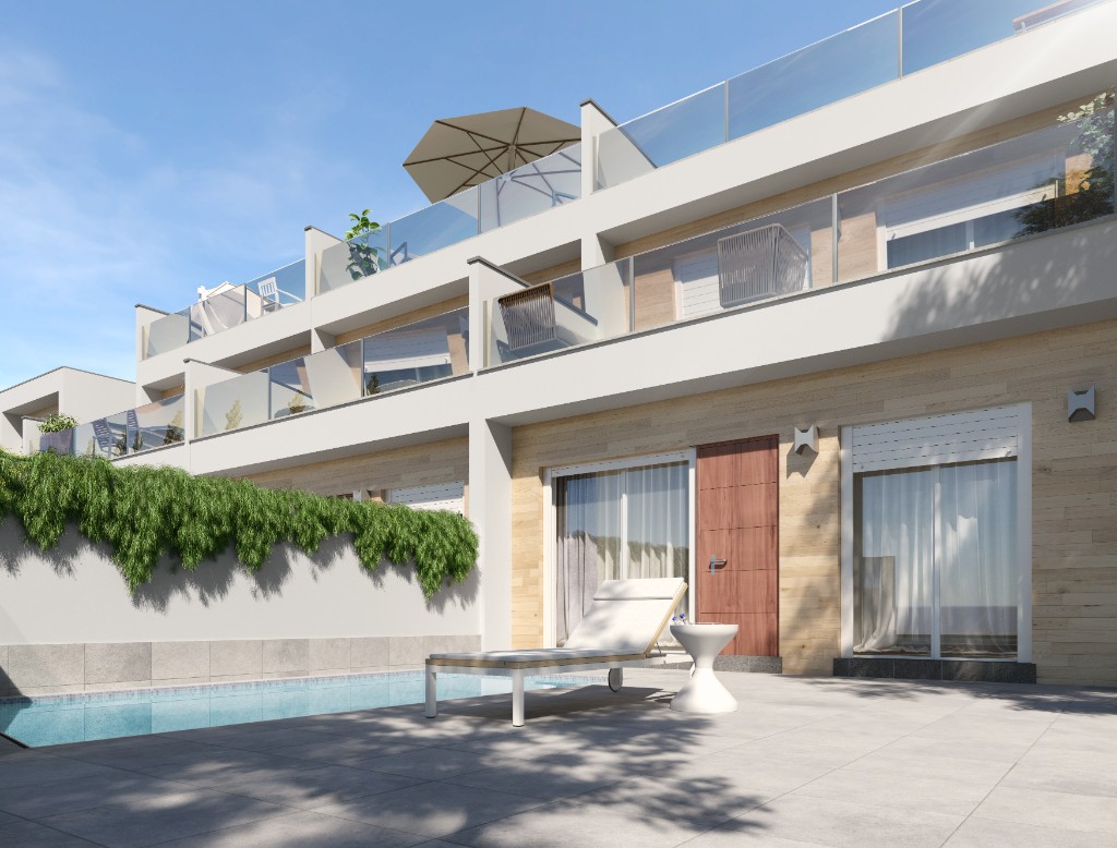 Villa a San Pedro del Pinatar, Murcia, Spagna 3 camere da letto, 111 mq. N° 145144