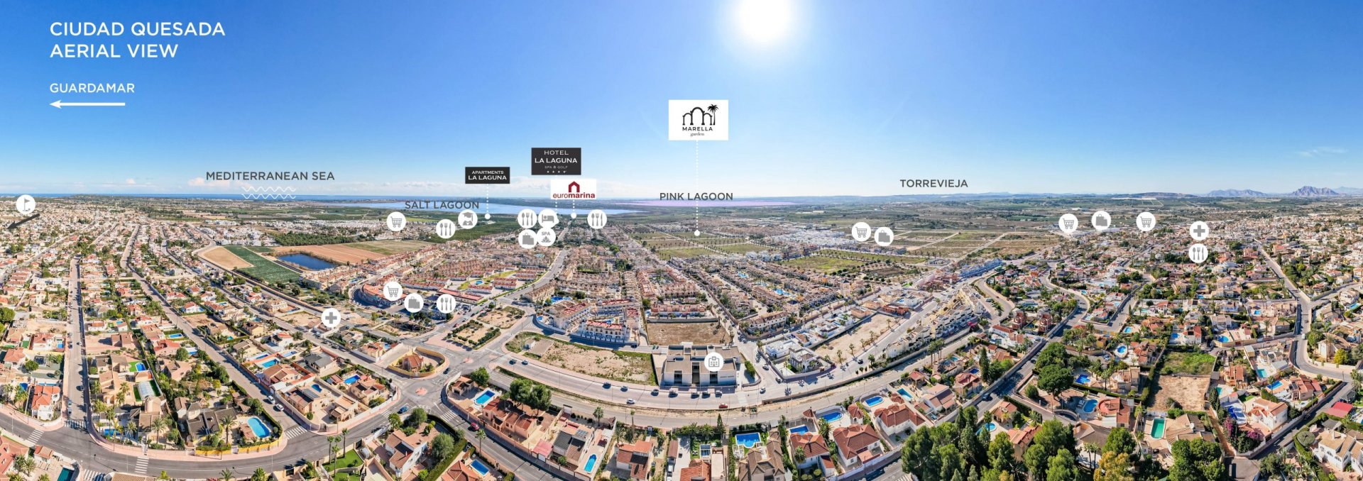 Appartamento a Ciudad Quesada, Alicante, Spagna 2 camere da letto, 88 mq. N° 110625