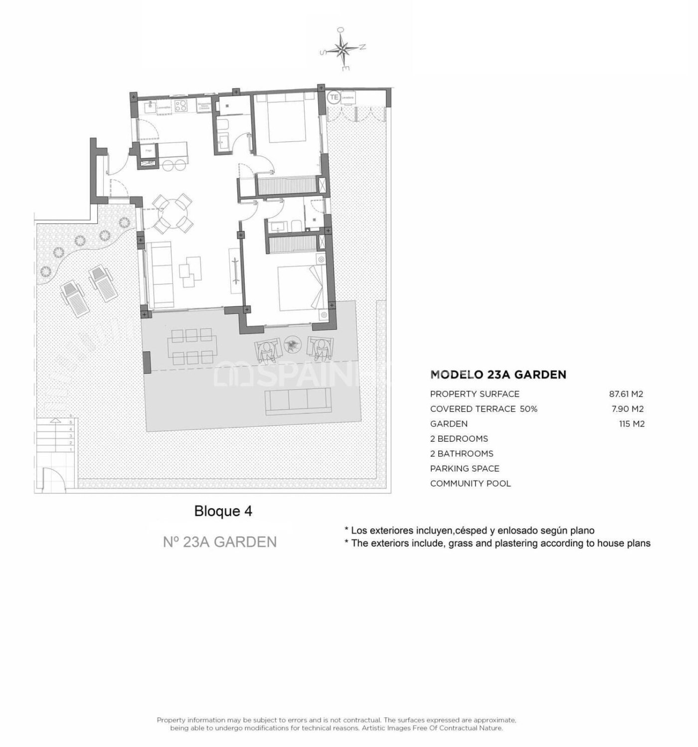 Dzīvoklis Los Alcazares, Murcia, Spānijā 2 istabas, 95 m2 Nr. 139759
