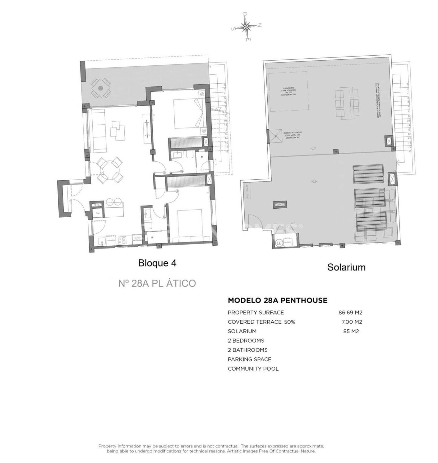Dzīvoklis Los Alcazares, Murcia, Spānijā 2 istabas, 95 m2 Nr. 139759