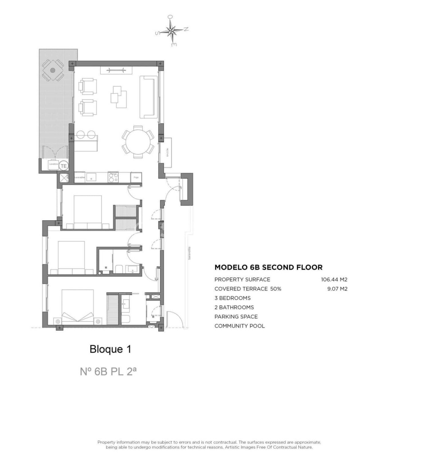 Dzīvoklis Los Alcazares, Murcia, Spānijā 2 istabas, 95 m2 Nr. 139759