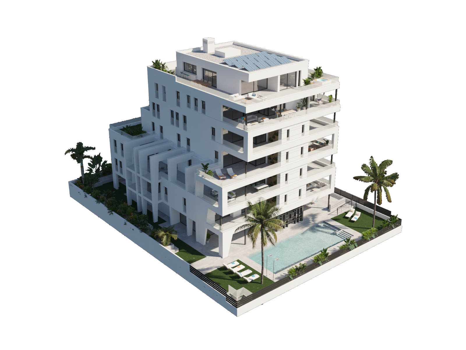 Appartamento a Aguilas, Murcia, Spagna 5 camere da letto, 237 mq. N° 194484