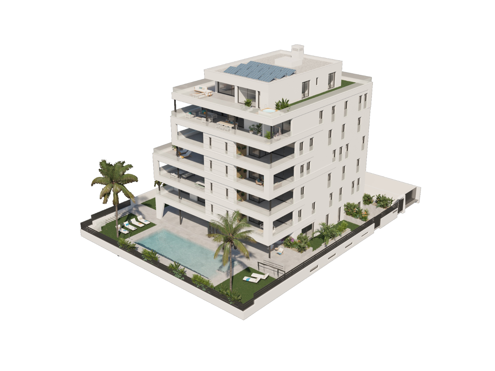 Appartamento a Aguilas, Murcia, Spagna 5 camere da letto, 237 mq. N° 194484