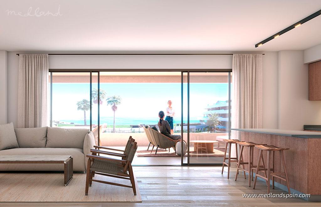 Dzīvoklis Manilva, Malaga, Spānijā 2 istabas, 122 m2 Nr. 140226