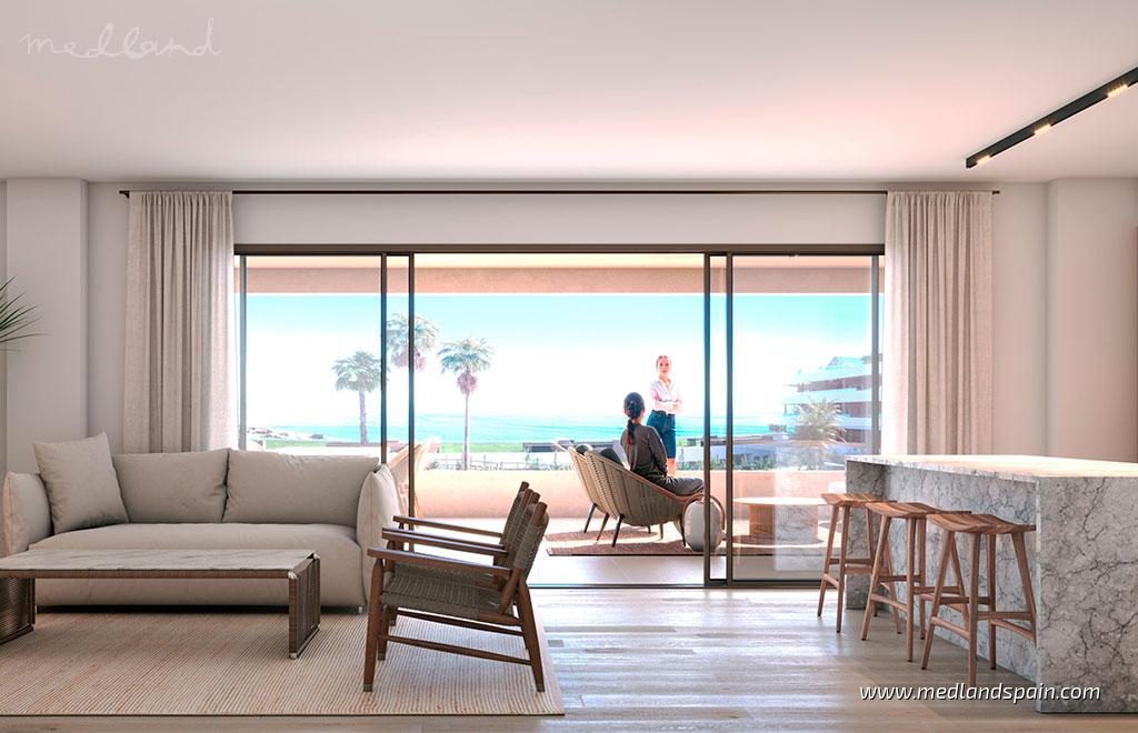 Dzīvoklis Manilva, Malaga, Spānijā 2 istabas, 122 m2 Nr. 140226