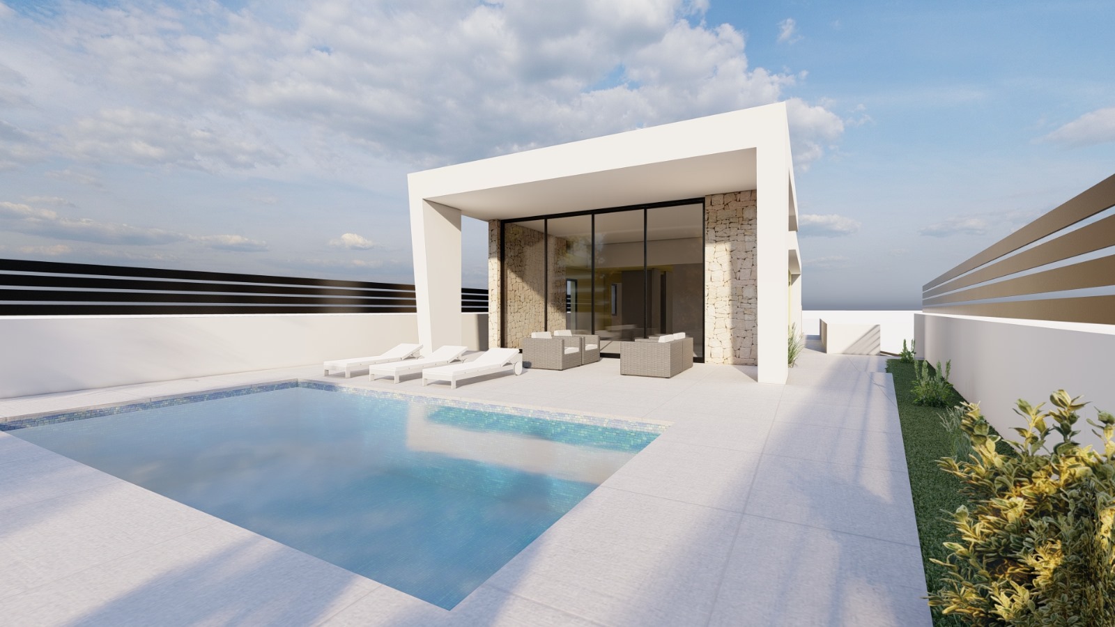 Villa en Torrevieja, Alicante, España 3 dormitorios, 120 m2 No. 163628