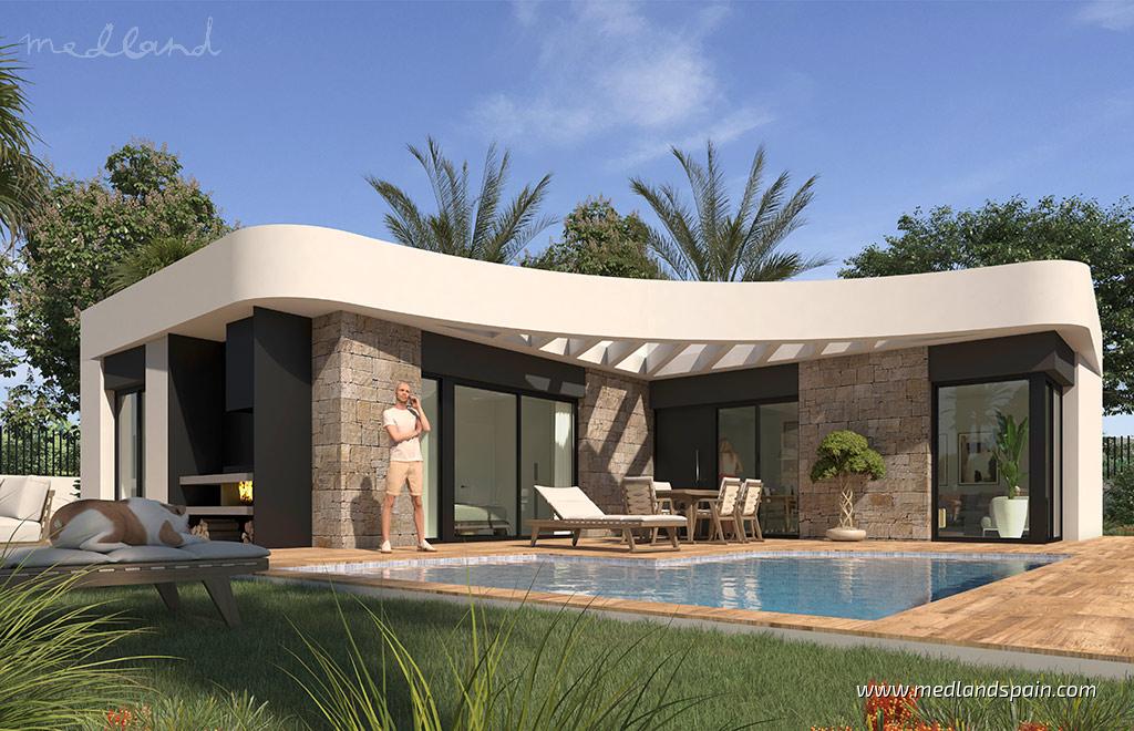 Villa in Los Montesinos, Alicante, Spanien 3 Schlafzimmer, 108 m2 Nr. 72199