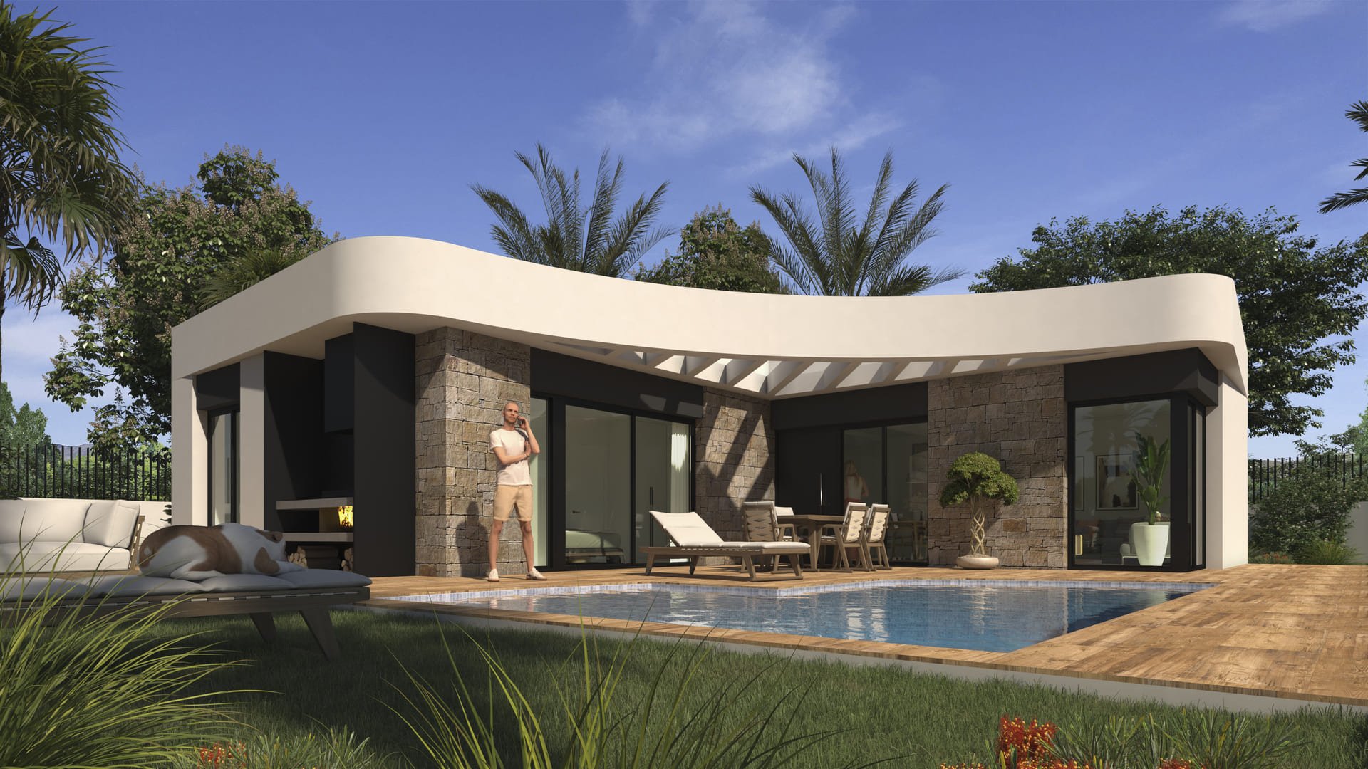 Huvila Los Montesinos, Alicante, Espanja 3 makuuhuonetta, 117 m2 No. 167604