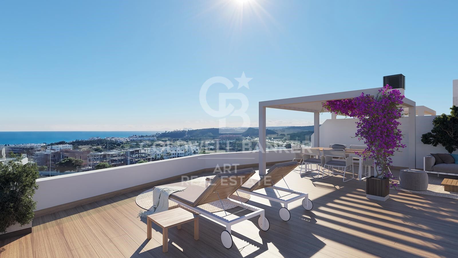 Penthouse w Estepona, Malaga, Hiszpania 3 sypialnie, 117 mkw. nr 159096