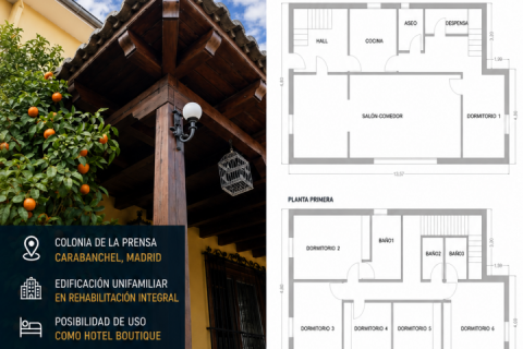 Hotel in Madrid, Spain 555 sq.m. No. 188397