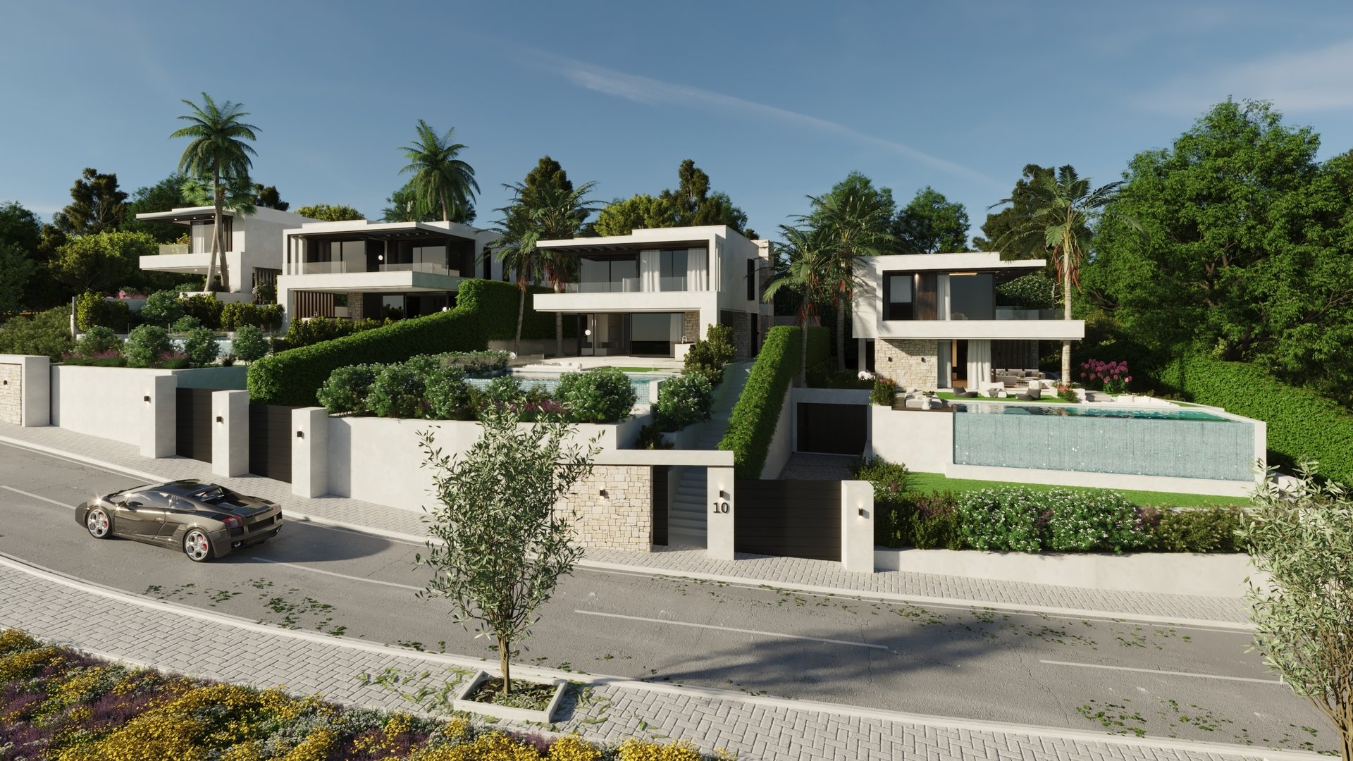 Huvila Benalmadena, Malaga, Espanja 4 makuuhuonetta, 528 m2 No. 192290