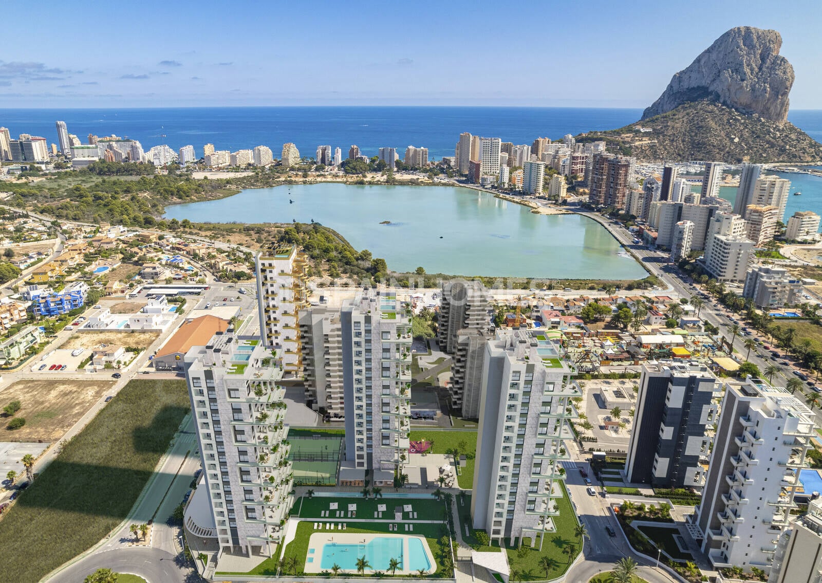 Apartamento en Calpe, Alicante, España 2 dormitorios, 75 m2 No. 161609