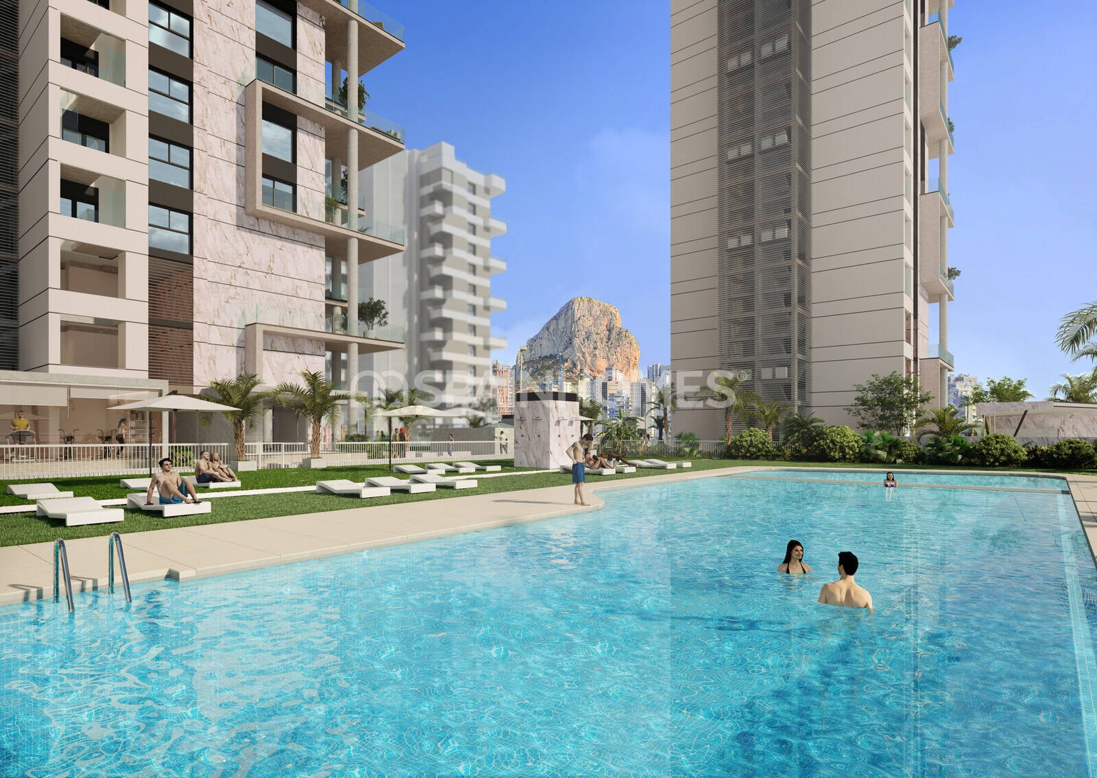 Apartamento en Calpe, Alicante, España 2 dormitorios, 75 m2 No. 161609