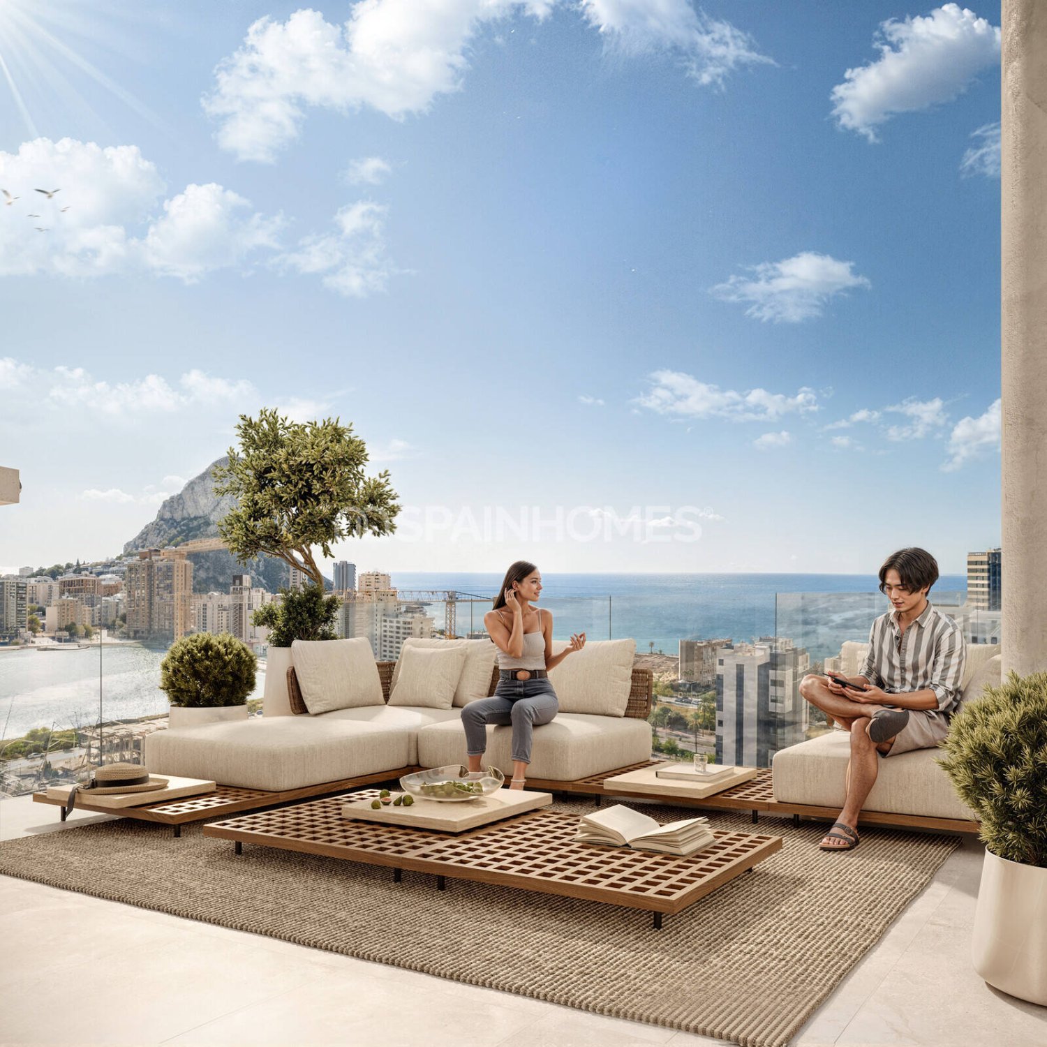 Apartamento en Calpe, Alicante, España 2 dormitorios, 75 m2 No. 161609