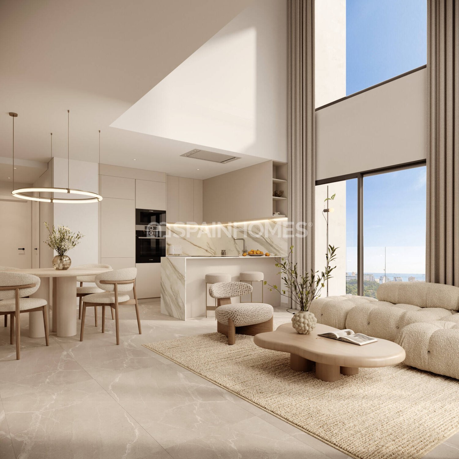 Penthouse in Calpe, Alicante, Spain 3 bedrooms, 93 sq.m. No. 161611