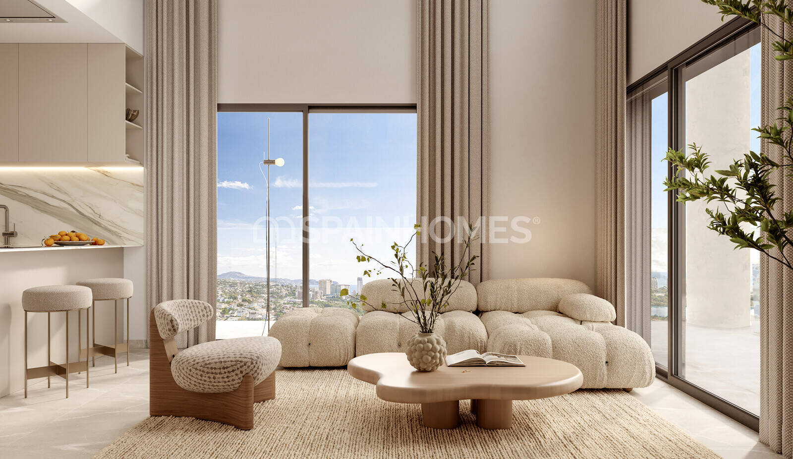 Penthouse in Calpe, Alicante, Spain 3 bedrooms, 93 sq.m. No. 161611