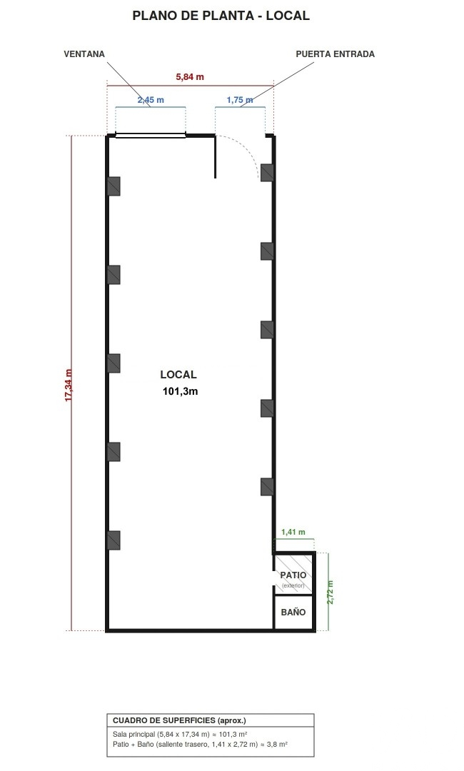 Commercial property in Elche, Alicante, Spain 100 sq.m. No. 187715