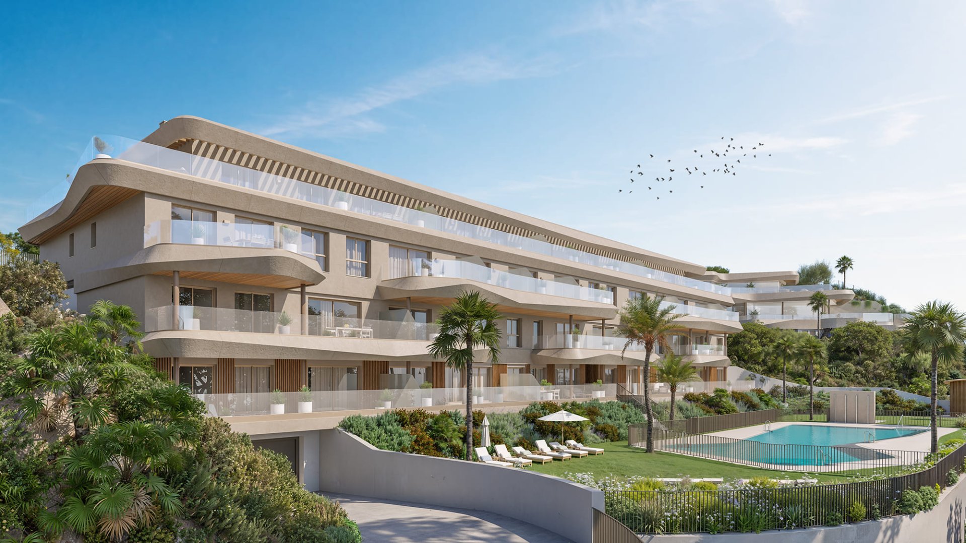 Appartamento a Mijas, Malaga, Spagna 2 camere da letto, 114 mq. N° 193066
