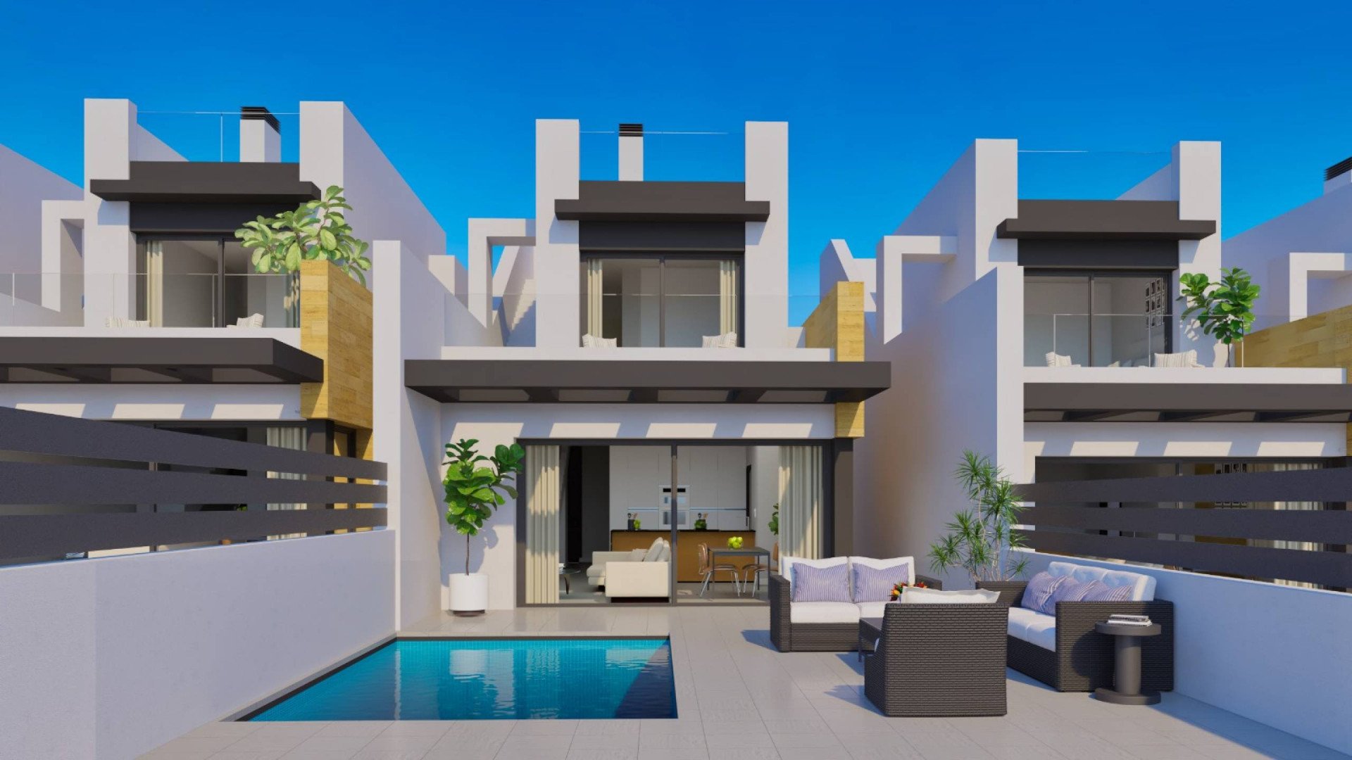Villa in GOMERA STAR, Aguas Nuevas, Albacete, Spagna 3 camere da letto, 115.65 mq. N° 155955