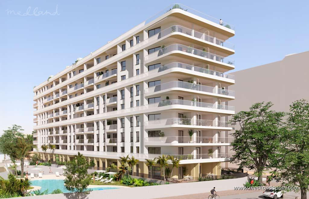 Apartamento en Villajoyosa, Alicante, España 1 dormitorio, 56 m2 No. 132948