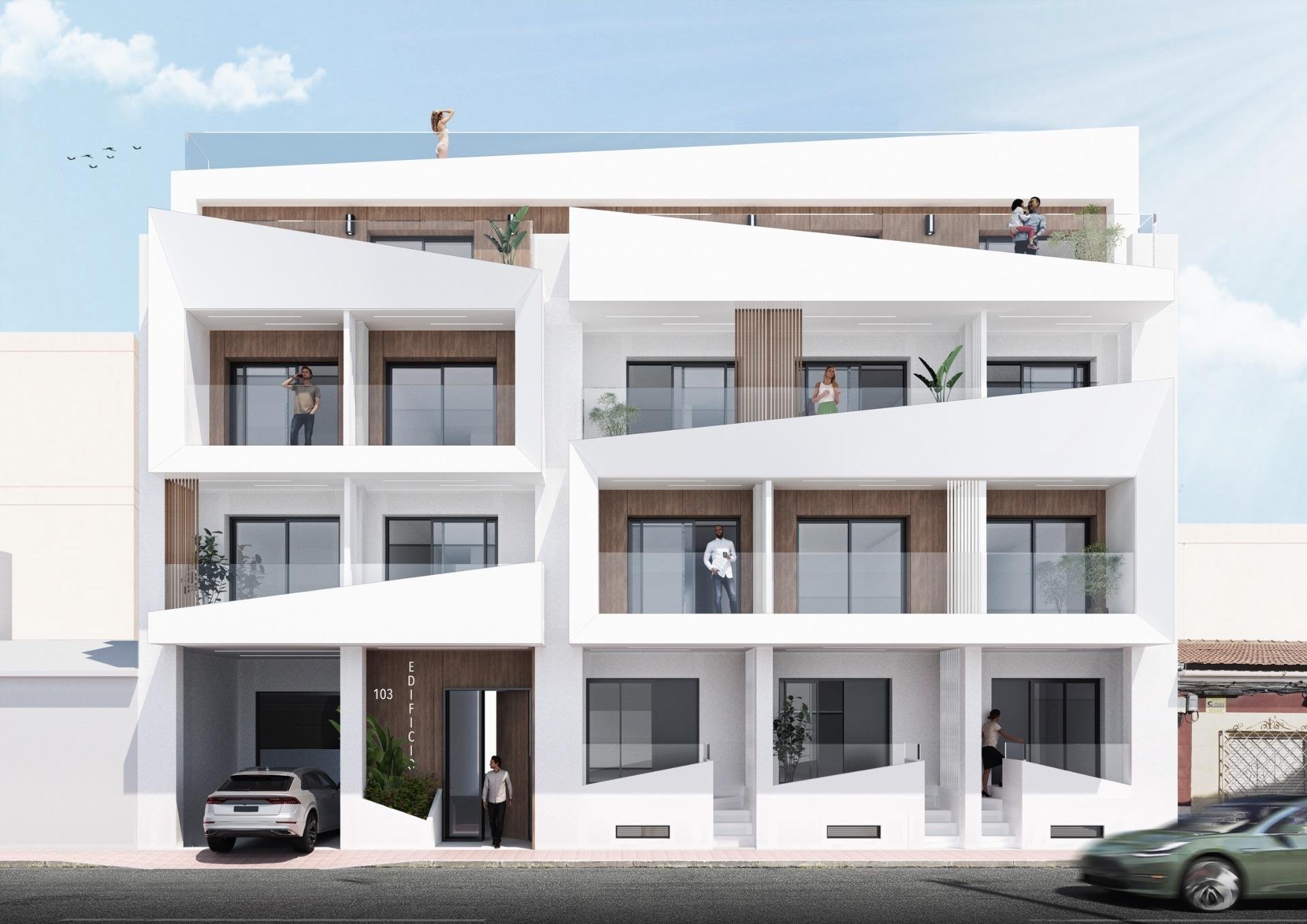 Lägenhet i Torrevieja, Alicante, Spanien 2 sovrum, 74 kvm. Nr. 112799