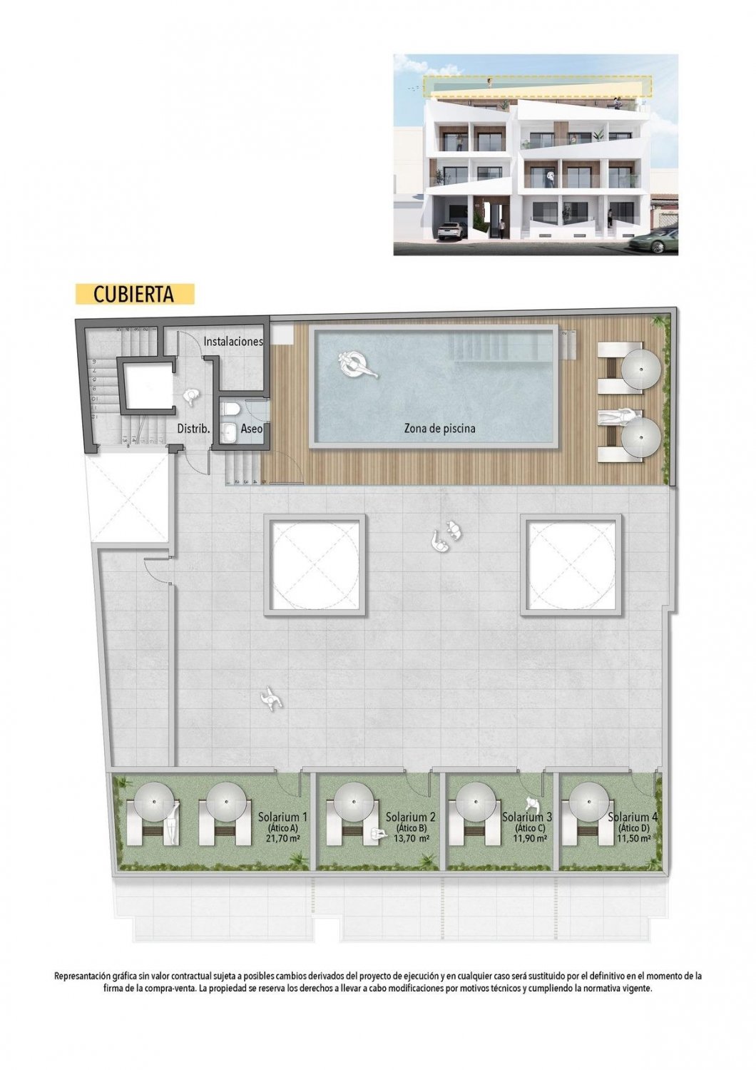 Lägenhet i Torrevieja, Alicante, Spanien 2 sovrum, 74 kvm. Nr. 112799