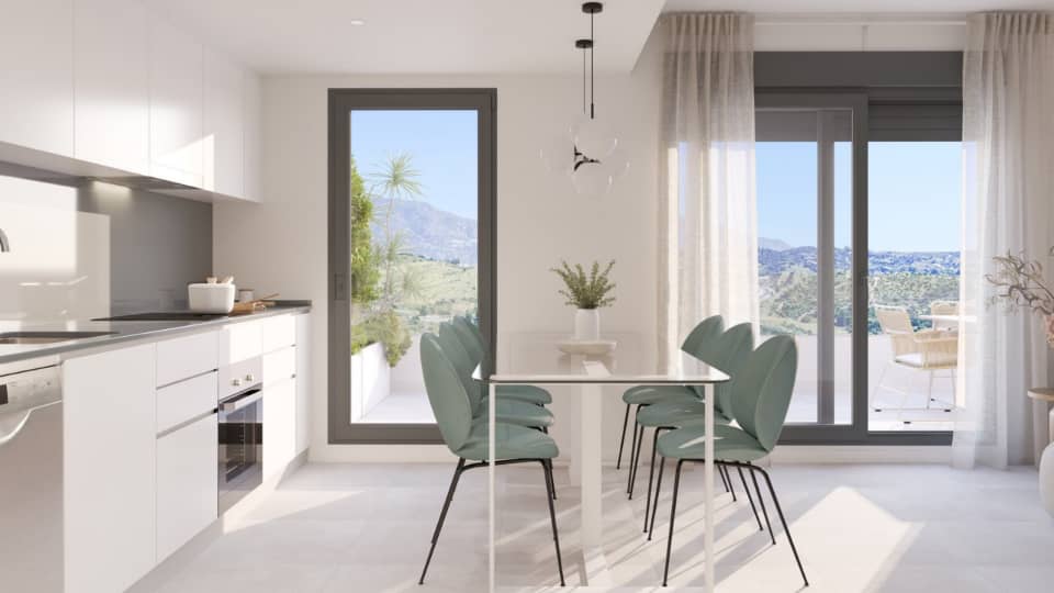 Huoneisto Mijas, Malaga, Espanja 3 makuuhuonetta, 95 m2 No. 147994