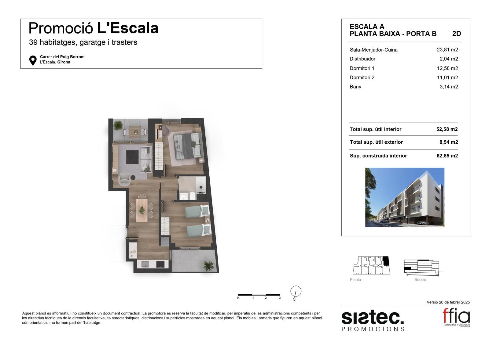 Apartament w Sitges, Barcelona, Hiszpania 2 sypialnie, 62 mkw. nr 167731