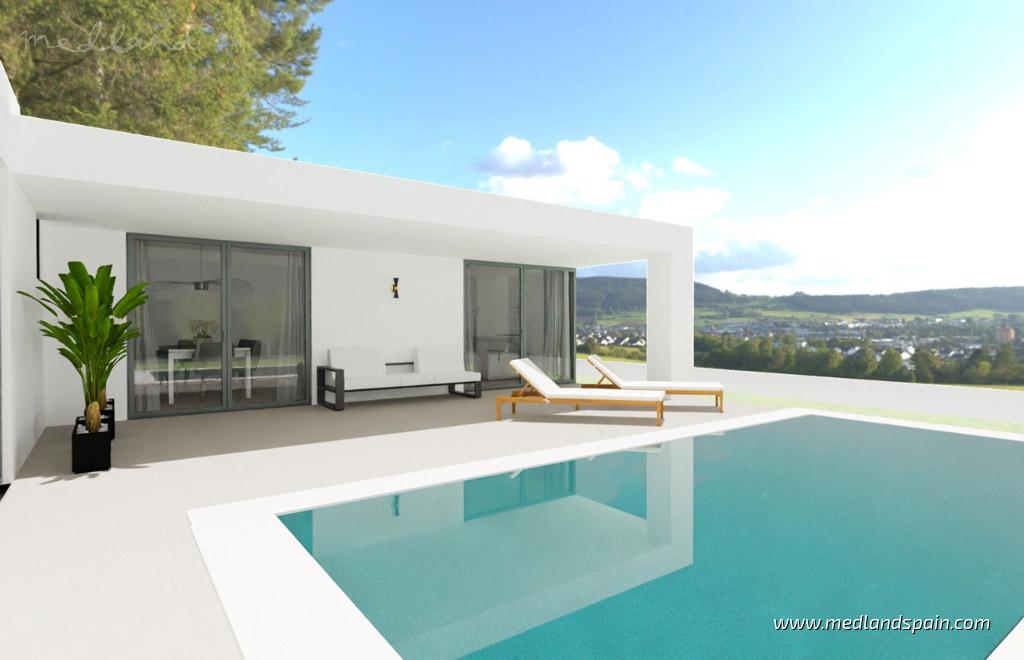 Villa en Aspe, Alicante, España 3 dormitorios, 129 m2 No. 173443