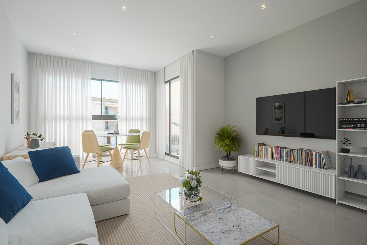 Apartamento en Guardamar del Segura, Alicante, España 3 dormitorios, 110 m2 No. 164048