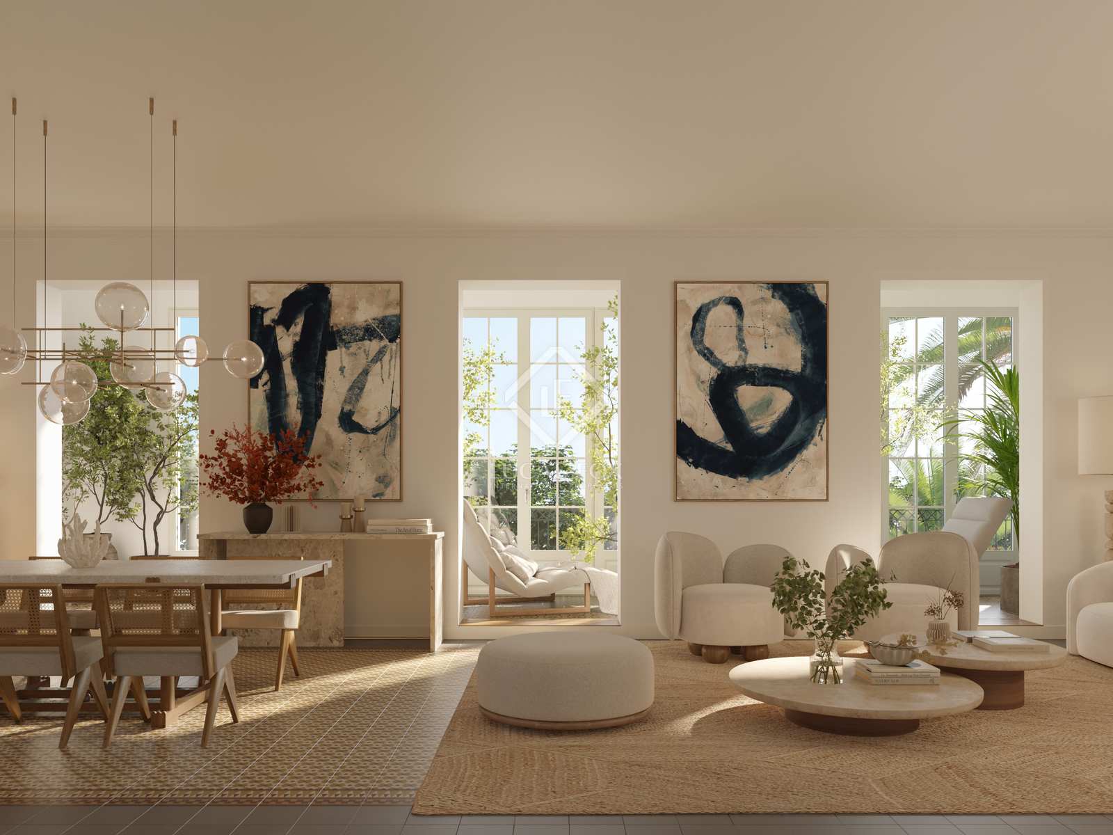Apartment in Barcelona, Spain 4 bedrooms, 215 sq.m. No. 151001