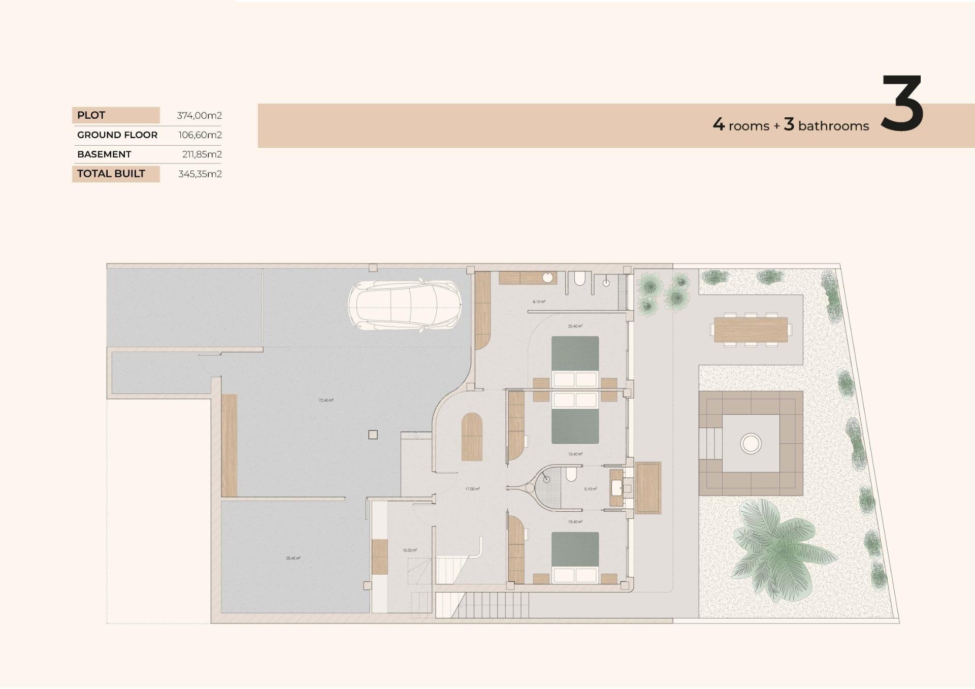 Villa en Algorfa, Alicante, España 4 dormitorios, 317 m2 No. 139612